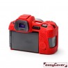 EasyCover Protection Silicone pour Canon R Rouge