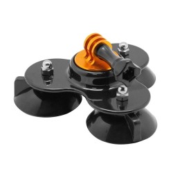 Triangle Suction Mount with Tripod Mount for GoPro