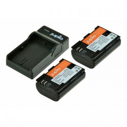 Jupio Kit 2x Batterie LP-E6N 1700 mAh + 1x Chargeur
