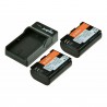 Jupio Kit 2x Batterie LP-E6 1700 mAh + 1x Chargeur