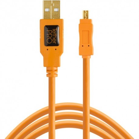Tether Tools TetherPro USB 2.0 Type-A Male to Mini-B Male Cable (4,6m)
