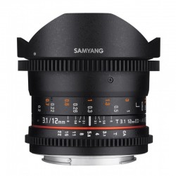 Samyang 12mm T3.1 ED AS NCS Fisheye VDSLR pour Nikon F