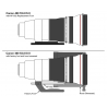 Wimberley AP-602 Replacement Stand for Canon 400 F2.8 IS, 600 F4 IS, 800 F5.6 IS I & II and Sigma 500mm F4 Type Arca