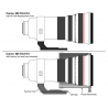 Wimberley AP604 Pied de remplacement pour Canon 400 f2.8 IS I&II and 600 f4 IS I&II type Arca