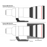 Wimberley AP604 Pied de remplacement pour Canon 400 f2.8 IS I&II and 600 f4 IS I&II type Arca