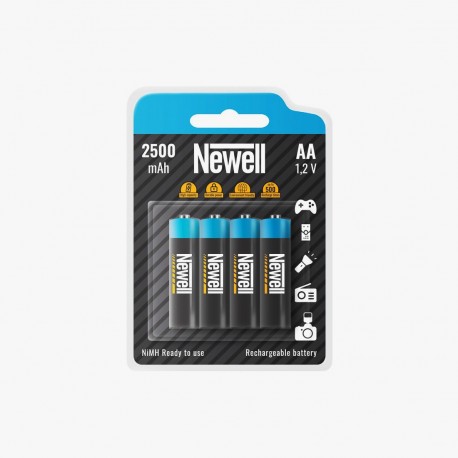 Newell Batterie Rechargeable AA 2500 mAh 4pcs