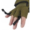 Gants transformable Moufles/Mitaines en Polaire Chaud