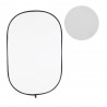 Quadralite Collapsible Reflector Silver/White 95x125cm