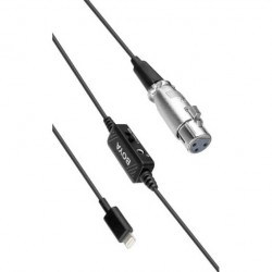 BOYA BY-BCA7 XLR to Lightning Adapter Cable for iOS Devices