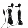 Boya BY-M3D Dual Lavalier Microphone USB-C