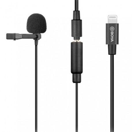 Boya BY-M2 Lavalier Microphone comptible iOS