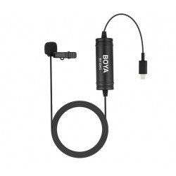 Boya BY-DM1 Lavalier Lightning omnidirectional Microphone pour iOS
