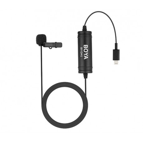 Boya BY-DM1 Lavalier Lightning omnidirectional Microphone pour iOS