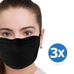 Face Mask FHC (3pcs) – Reusable everyday mask Black
