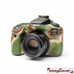 EasyCover Protection Silicone pour Canon 90D Militaire
