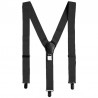 MilTec Black Suspenders with Clips