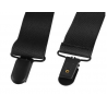 MilTec Black Suspenders with Clips