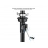 Leofoto LM-404C + GC-404C Tripod Kit with Geared column