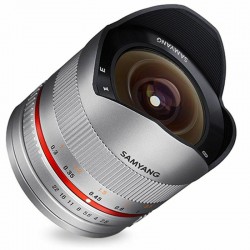 Samyang 8mm Fisheye f/2.8 pour Samsung NX Silver