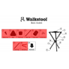 Walkstool Rubber foot for Basic stool/3x
