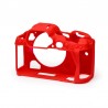 EasyCover Protection Silicone pour Canon R5 / R6 Rouge