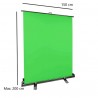 Picture Concept Roll-Up Screen 150x200 cm Chroma Green