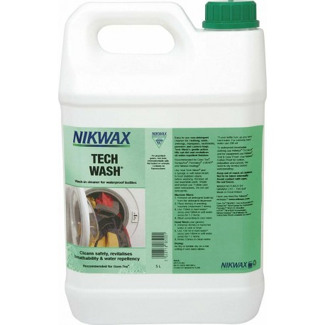 Nikwax Tech-Wash lavage Nettoyant pour vêtements imperméables 5L