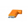 TetherPro USB-C to 3.0 Micro-B Right Angle 4,6m