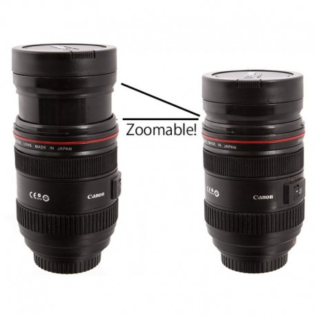 Retractable Zoom EF 24-70mm 1:2.8L USM Lens Coffee Thermos Cup Mug