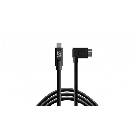 Tether Tools TetherPro USB-C to 3.0 Micro-B Angle Droit 4,6m Noir