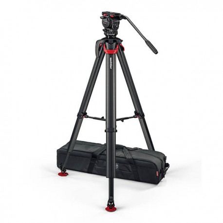 Sachtler System aktiv6 flowtech75 MS Trépied Vidéo