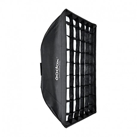 Godox Softbox avec connexion parapluie 60x90 + Grid