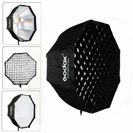 Godox Softbox avec connexion parapluie 95cm octa + Grid