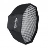 Godox Softbox avec connexion parapluie 95cm octa + Grid