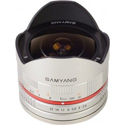 Samyang 8mm Fisheye f/2.8 Silver pour Sony E