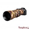 EasyCover Lens Oak Brown camouflage for Canon RF 600mm F/11 IS STM