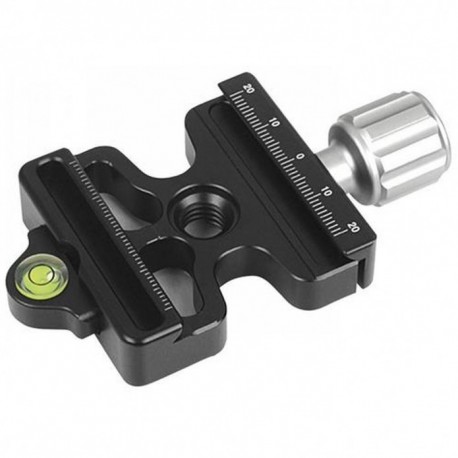 Leofoto DC-50 QR Clamp for Arca and Manfrotto 200PL