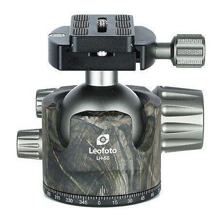 Leofoto LH-55 + QP-70 Camo Ball Head