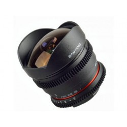 Samyang 8 mm T3.8 VDSLR Fisheye CS met Nikon F (APS-C) Mount