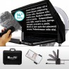 Teleprompter PAD iLight PRO 14” + Télécommande + App + Case + Clamp