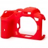 EasyCover Protection Silicone pour Canon R7 Rouge