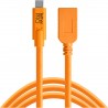 TetherTools TetherPro USB-C to USB Female Adap Extender (4,6m, Orange)