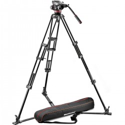 Manfrotto MVH502A,546BK-1 Kit Double leg tripod with midi video head
