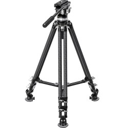 Leofoto LVC-253C+BV-15 CINEMA Carbone Trépied