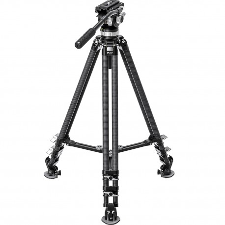 Leofoto LVC-253C+BV-15 CINEMA Carbone Trépied