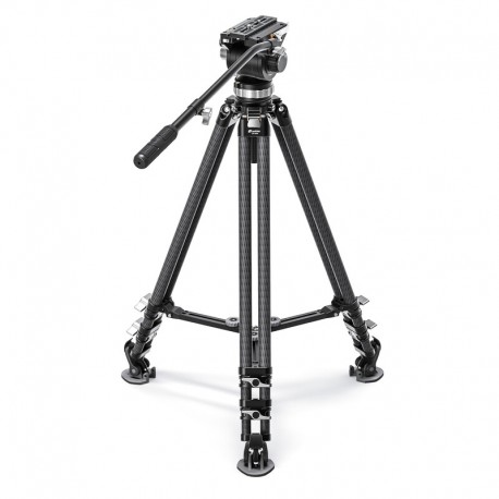 Leofoto LVC-253C+BV-20 CINEMA Carbon Tripod