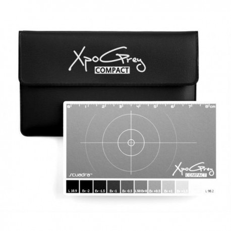 Scuadra Charte gris moyen 18% XpoGrey Compact 9x5.5cm