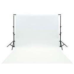 Fond de Studio blanc en coton 3x2m