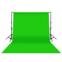 Kit Fond de Studio vert en coton 3x3m + Support