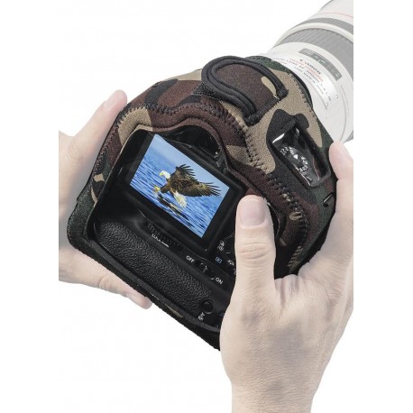 Lenscoat BodyGuard Compact CB Anti-Bruit avec Grip ForestGreenCamo